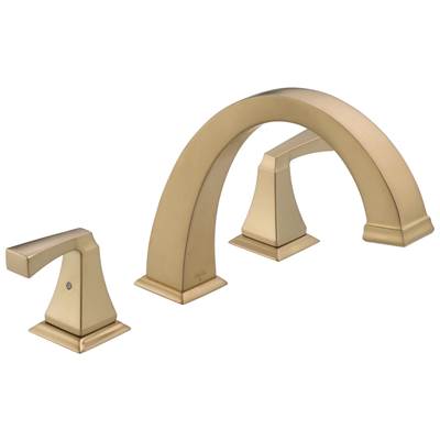 DrydenE Roman Tub Trim - Champagne Bronze