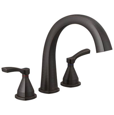 Delta Faucet Stryke Three Hole Roman Tub Trim - Venetian - Bronze