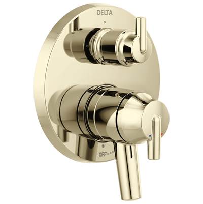 Delta Faucet Trinsic Diverter Trim 3-Setting - Polished Nickel