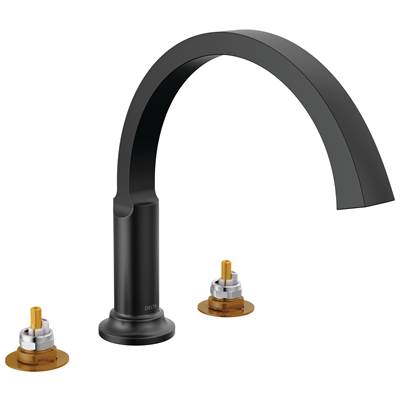 Delta Faucet Tetrae Roman Tub Trim - - Matte Black