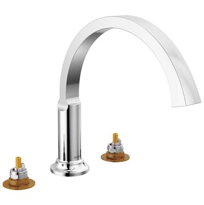 Delta Faucet Tetrae Roman Tub Trim - Lumicoat - Chrome