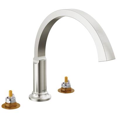 Delta Faucet Tetrae Roman Tub Trim - Lumicoat - Stainless