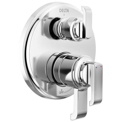 Delta Faucet Tetrae 17 Series Integrated Diverter Trim With 3-setting - Lumicoat - Chrome