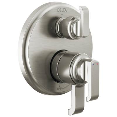 Delta Faucet Tetrae 17 Series Integrated Diverter Trim With 3-setting - Lumicoat - Stainless