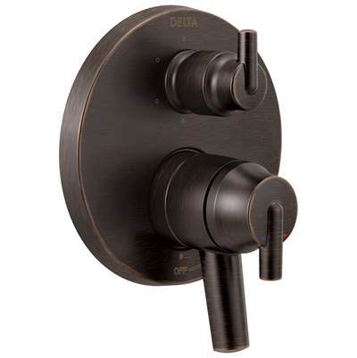 Delta Faucet Trinsic Contemporary Two Handle Monitor 17 Series Valve Trim with 6-Setting Integrated Diverter - Venetian Bronze