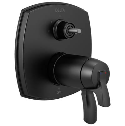 Delta Faucet Stryke 17 Thermostatic Integrated Diverter Trim with Three Function Diverter Less...