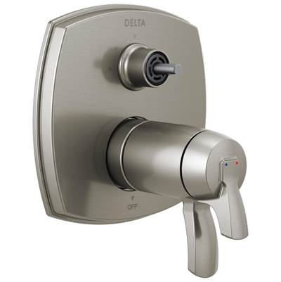 Delta Faucet Stryke 17 Thermostatic Integrated Diverter Trim with Three Function Diverter Less...