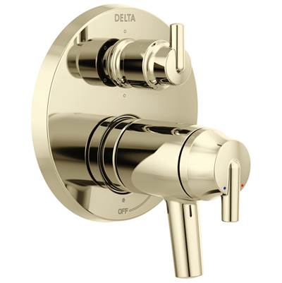 Delta Faucet Trinsic Diverter Trim 6-Setting - Polished Nickel