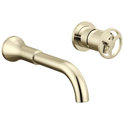 Delta Faucet Trinsic Single Handle Mount Bathroom Faucet - Polished Nickel