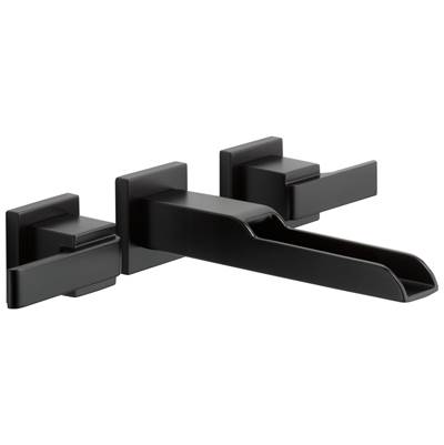 Ara Two Handle Wall Mount Channel Bathroom Faucet Trim