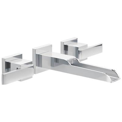 Ara Two Handle Wall Mount Channel Bathroom Faucet Trim