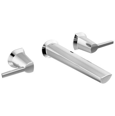 GaleonE Two Handle Wall Mount Bathroom Faucet - Lumicoat Chrome