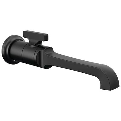Delta Faucet Tetrae Single Handle Wall Mount Bathroom Faucet Trim - Matte Black