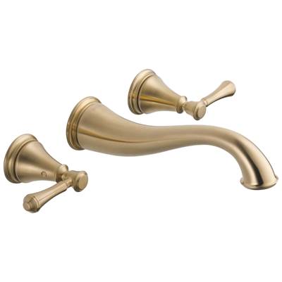 CassidyE Two Handle Wall Mount Bathroom Faucet Trim