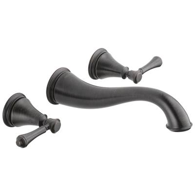 CassidyE Two Handle Wall Mount Bathroom Faucet Trim