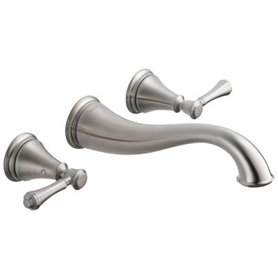 CassidyE Two Handle Wall Mount Bathroom Faucet Trim
