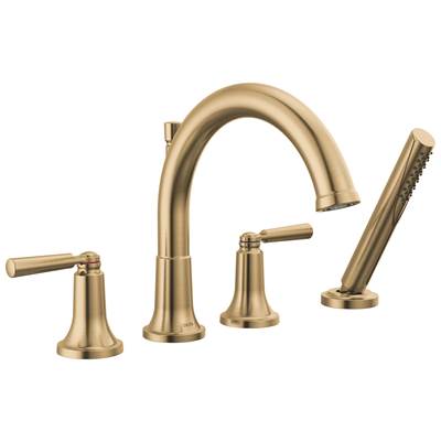 Delta Faucet Saylore Roman Tub Trim With Hand Shower - Champagne - Bronze