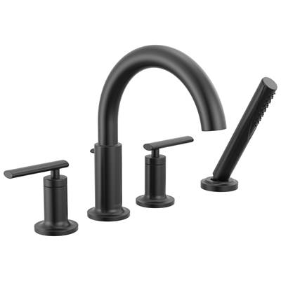 Altado Roman Tub Trim with Hand Shower Matte Black