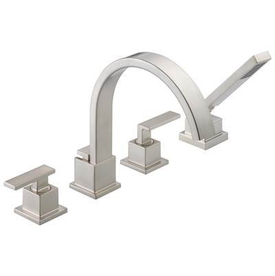Delta Faucet Vero Roman Tub Trim with Hand Shower - Stainless