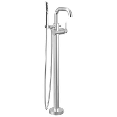Delta Faucet Trinsic Floor Mount Tub Filler - Chrome