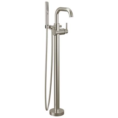 Delta Faucet Trinsic Floor Mount Tub Filler - Stainless