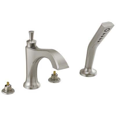 DorvalE Roman Tub with Hand Shower Trim - Less Handles