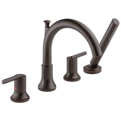 Delta Faucet Trinsic Roman Tub with Hand Shower Trim - Venetian Bronze