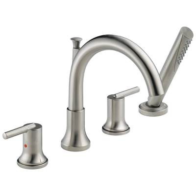 Delta Faucet Trinsic Roman Tub with Hand Shower Trim - Stainless