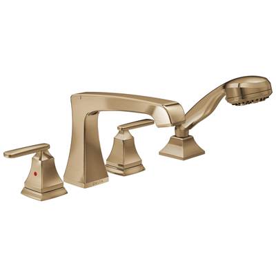 Ashlyn Roman Tub Trim with Hand Shower Champagne Bronze