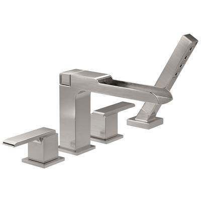 Ara Channel Roman Tub With Hand Shower Trim