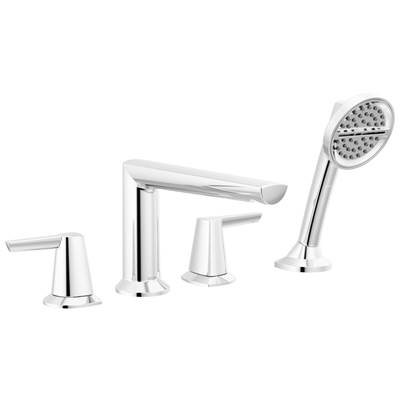 GaleonE 4-Hole Roman Tub Trim with Hand Shower - Lumicoat Chrome