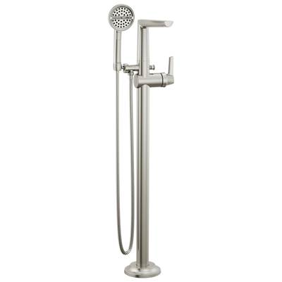 GaleonE Free Standing Tub Filler - Lumicoat Stainless