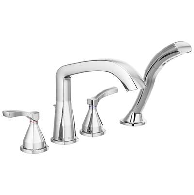 Delta Faucet Stryke Roman Tub Trim With Hand Shower - Lumicoat - Chrome
