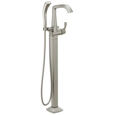 Delta Faucet Stryke Floor Mount Tub Filler Trim - Lumicoat - Stainless
