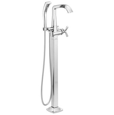 Delta Faucet Stryke Floor Mount Tub Filler Trim - Lumicoat - Chrome