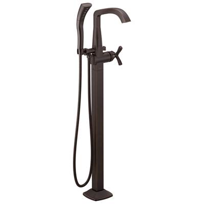 Delta Faucet Stryke Single Handle Floor Mount Tub Filler Trim - Venetian - Bronze