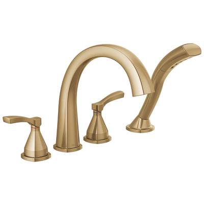 Delta Faucet Stryke Roman Tub Trim With Hand Shower - Lumicoat Champagne - Bronze