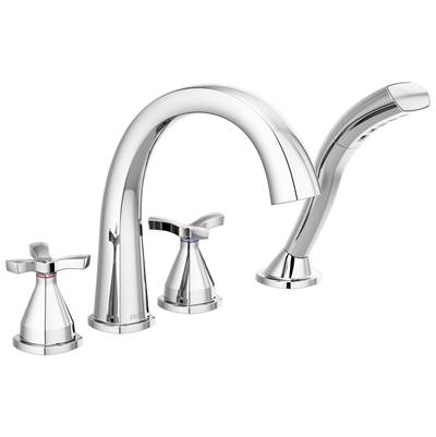 Delta Faucet Stryke Roman Tub Trim With Hand Shower - Lumicoat - Chrome