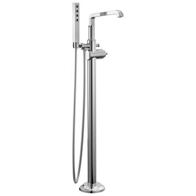 Delta Faucet Tetrae Floor Mount Tub Filler Trim - Lumicoat - Chrome