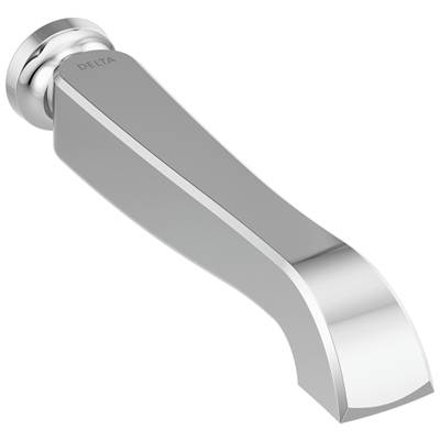 DorvalE Two Handle Wall Mount Tub Filler - Less Handles - Chrome