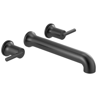 Delta Faucet Trinsic Wall Mounted Tub Filler - Matte Black