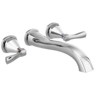 Delta Faucet Stryke Wall Mounted Tub Filler - Lumicoat Chrome