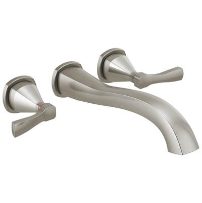Delta Faucet Stryke Wall Mounted Tub Filler - Lumicoat Stainless