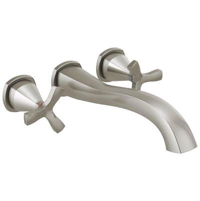Delta Faucet Stryke Wall Mounted Tub Filler - Lumicoat Stainless