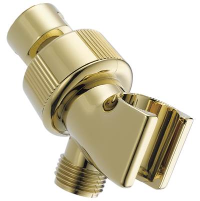 Delta Faucet Universal Showering Components Adjustable Shower Arm Mount for Hand Shower - Polished Brass
