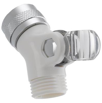 Delta Faucet Universal Showering Components Pin Mount Swivel Connector for Hand Shower - White
