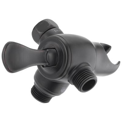 Delta Faucet Universal Showering Components 3-Way Shower Arm Diverter with Hand Shower Mount - Venetian Bronze