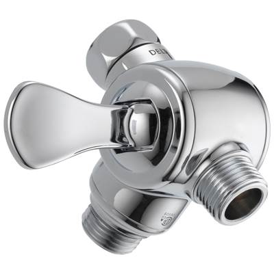 Delta Faucet Universal Showering Components 3-Way Shower Arm Diverter for Hand Shower - Chrome