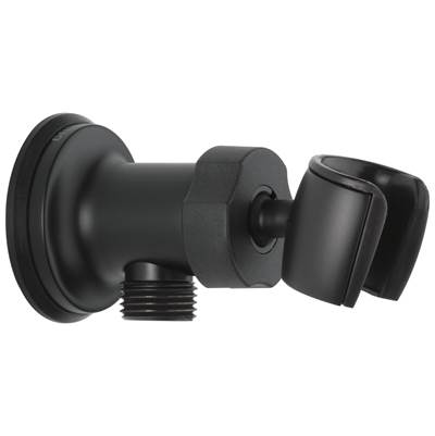 Delta Faucet Universal Showering Components Adjustable Wall Mount Elbow - Matte Black