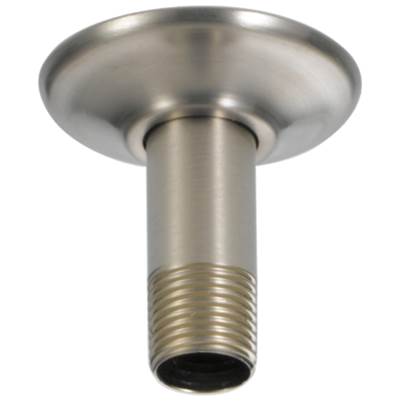 Delta Faucet Universal Showering Components Ceiling Mount Shower Arm & Flange - Stainless